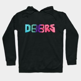 DOORS? hide and Seek Horror Colourful Hoodie